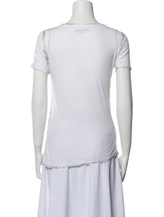 Zadig & Voltaire V-Neck Short Sleeve T-Shirt