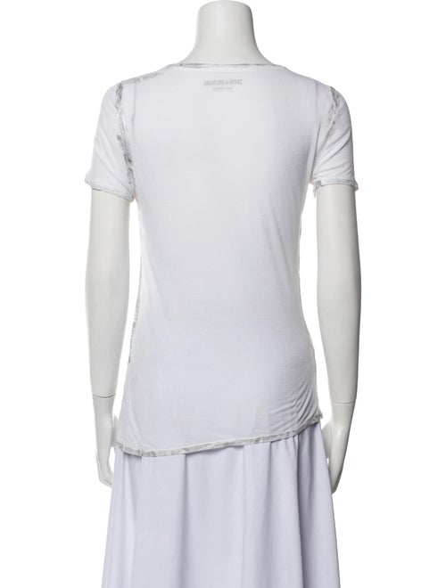 Zadig & Voltaire V-Neck Short Sleeve T-Shirt