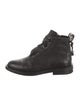 Zadig & Voltaire Leather Combat Boots