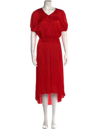 Zadig & Voltaire V-Neck Long Dress