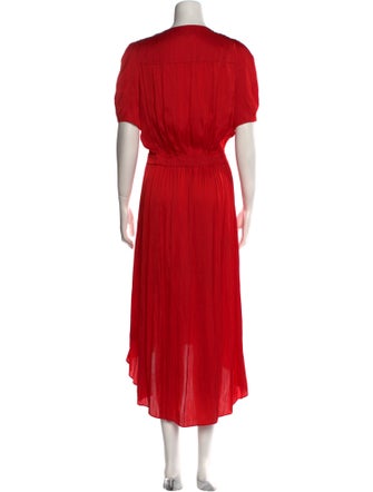 Zadig & Voltaire V-Neck Long Dress