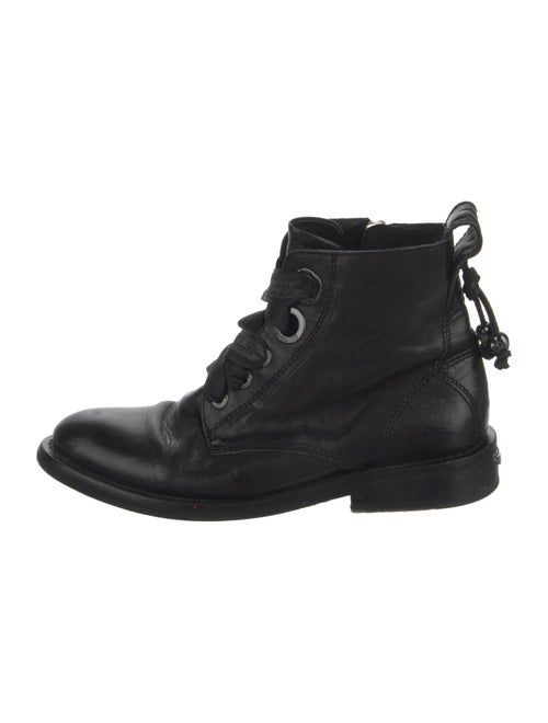 Zadig & Voltaire Leather Combat Boots