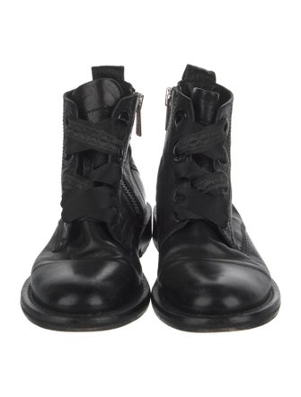 Zadig & Voltaire Leather Combat Boots