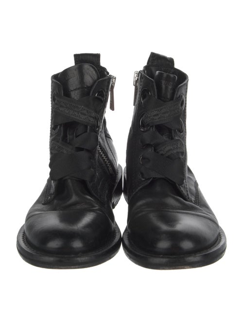 Zadig & Voltaire Leather Combat Boots