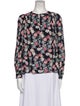 Zadig & Voltaire Floral Print Crew Neck Blouse