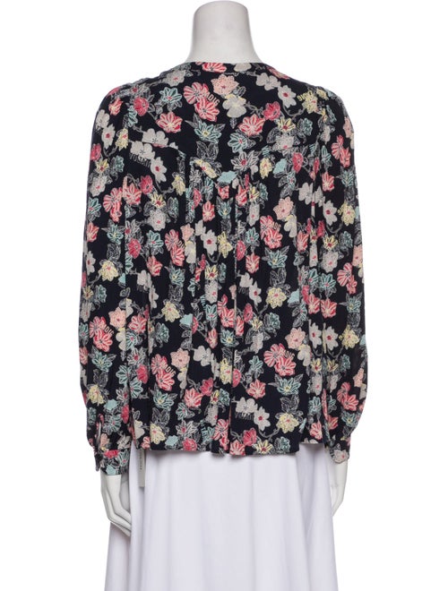 Zadig & Voltaire Floral Print Crew Neck Blouse