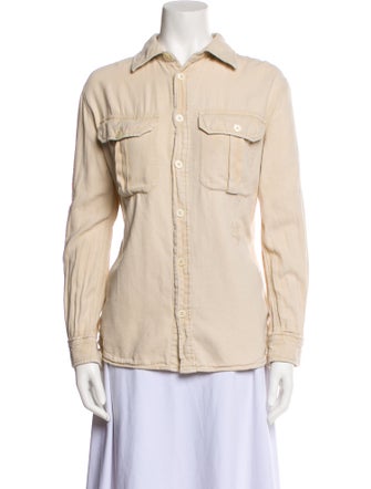 Zadig & Voltaire Long Sleeve Button-Up Top