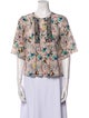 Zadig & Voltaire Silk Floral Print Blouse