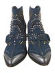 Zadig & Voltaire Suede Crystal Embellishments Western Boots