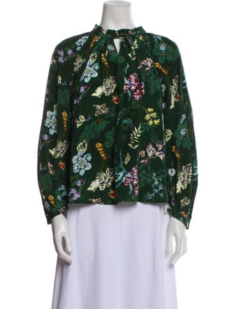 Zadig & Voltaire Silk Floral Print Blouse