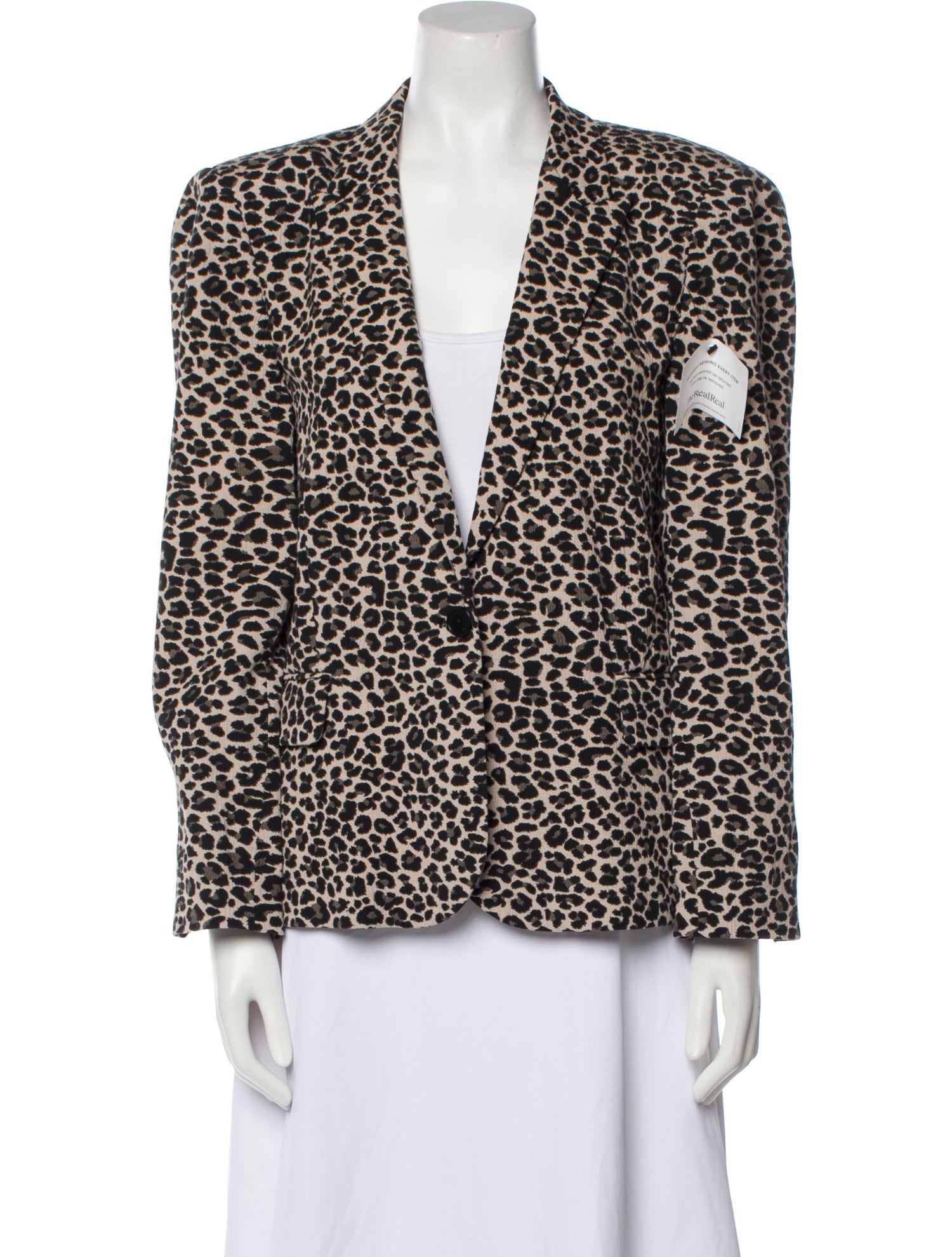 Zadig & Voltaire Animal Print Blazer