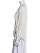 Zadig & Voltaire Tigy Cotton Boss Mock Neck Blouse
