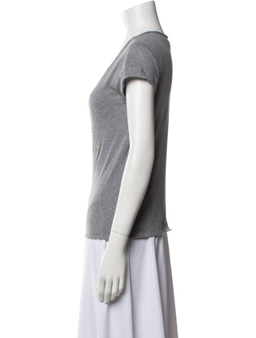 Zadig & Voltaire Cowl Neck Short Sleeve T-Shirt