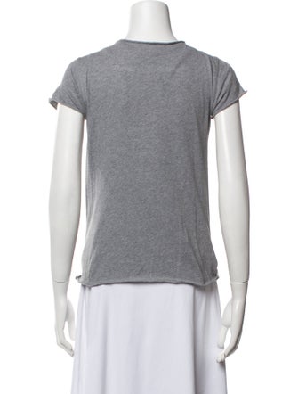 Zadig & Voltaire Cowl Neck Short Sleeve T-Shirt
