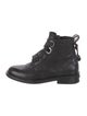 Zadig & Voltaire Leather Combat Boots
