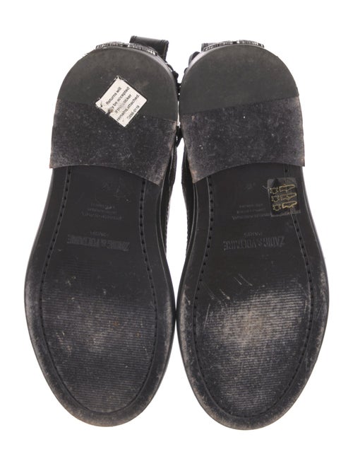 Zadig & Voltaire Leather Combat Boots