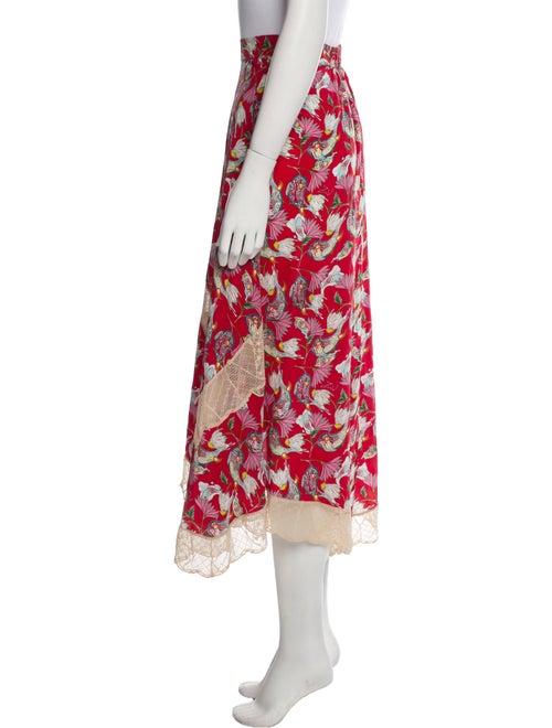 Zadig & Voltaire Silk Midi Length Skirt