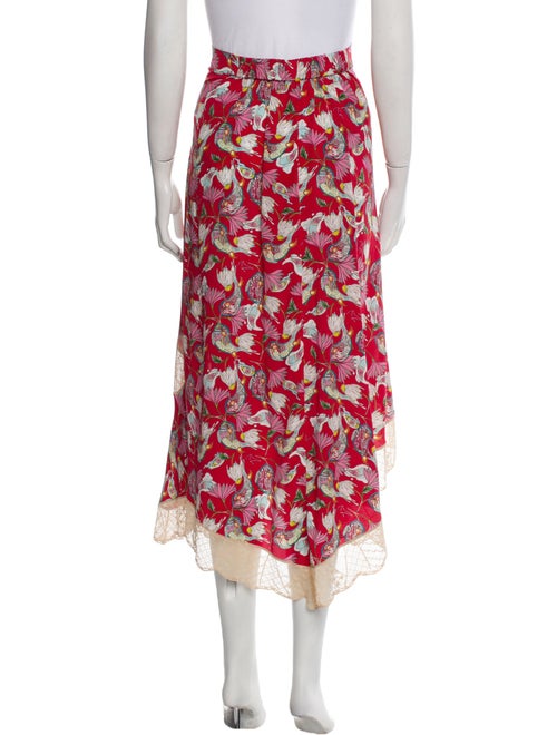 Zadig & Voltaire Silk Midi Length Skirt