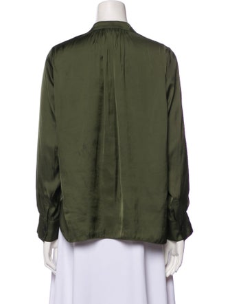 Zadig & Voltaire V-Neck Long Sleeve Blouse