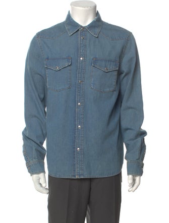 Zadig & Voltaire Long Sleeve Denim Shirt