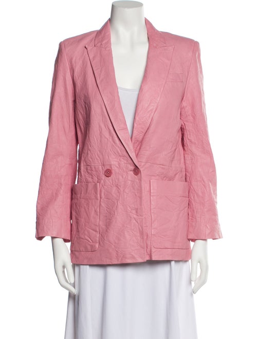 Zadig & Voltaire Lamb Leather Blazer