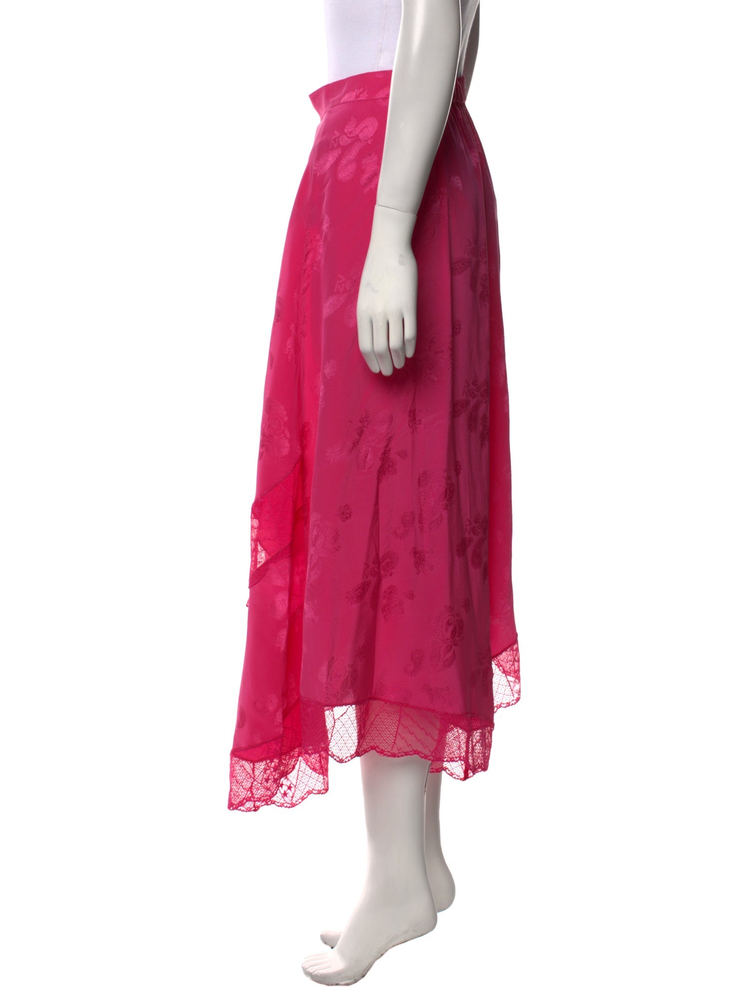 Zadig & Voltaire Floral Print Midi Length Skirt