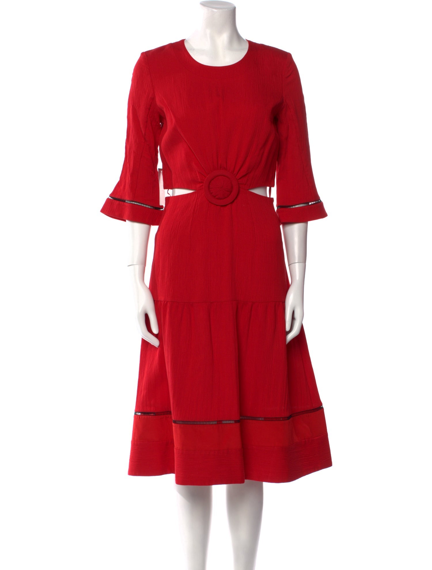 Zeus + Dione Crew Neck Midi Length Dress w/ Tags