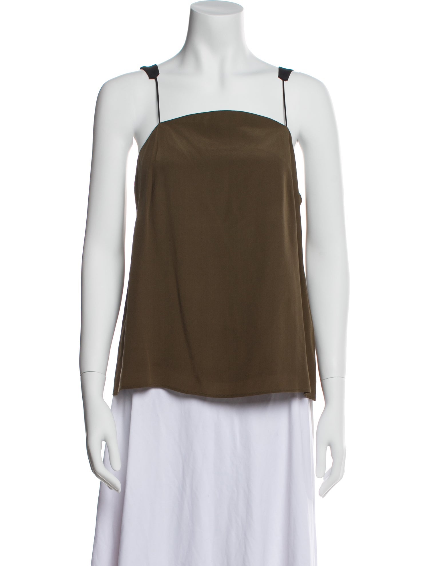 Zeus + Dione Square Neckline Sleeveless Top