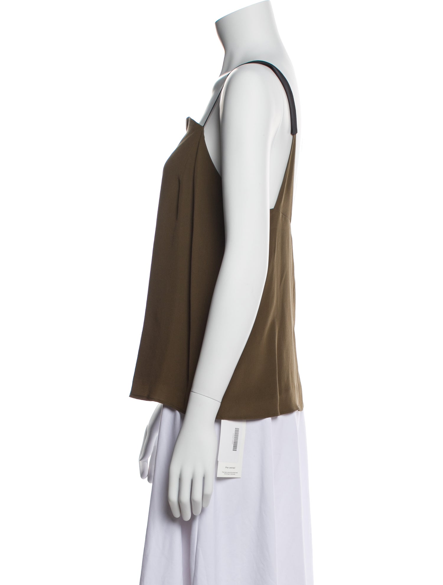 Zeus + Dione Square Neckline Sleeveless Top