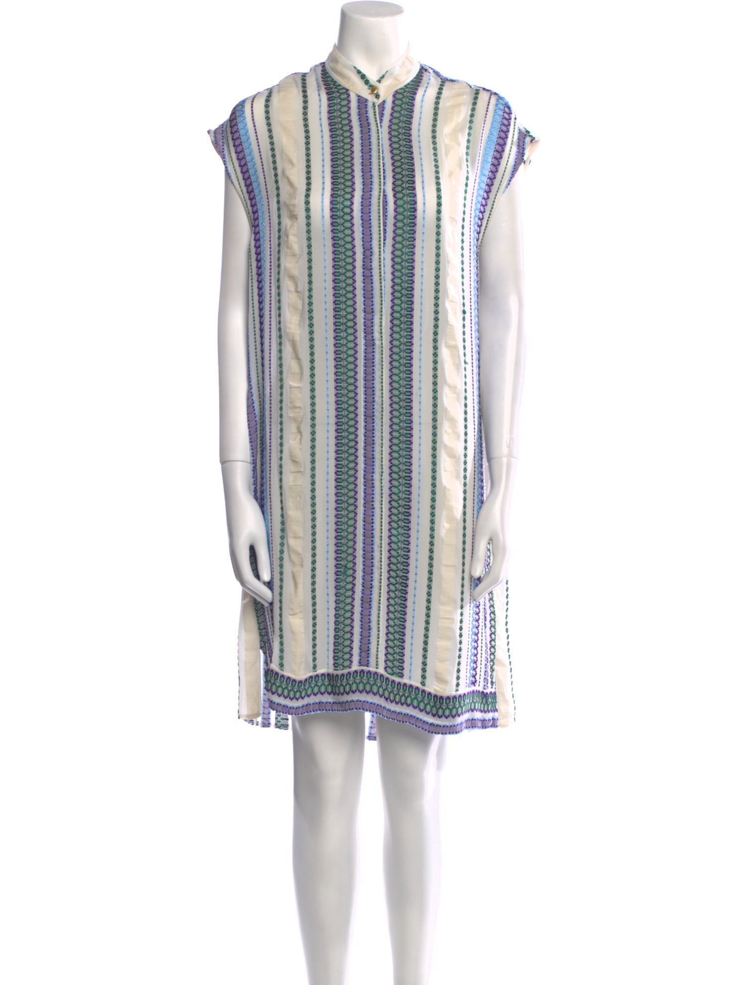 Zeus + Dione Silk Mini Dress