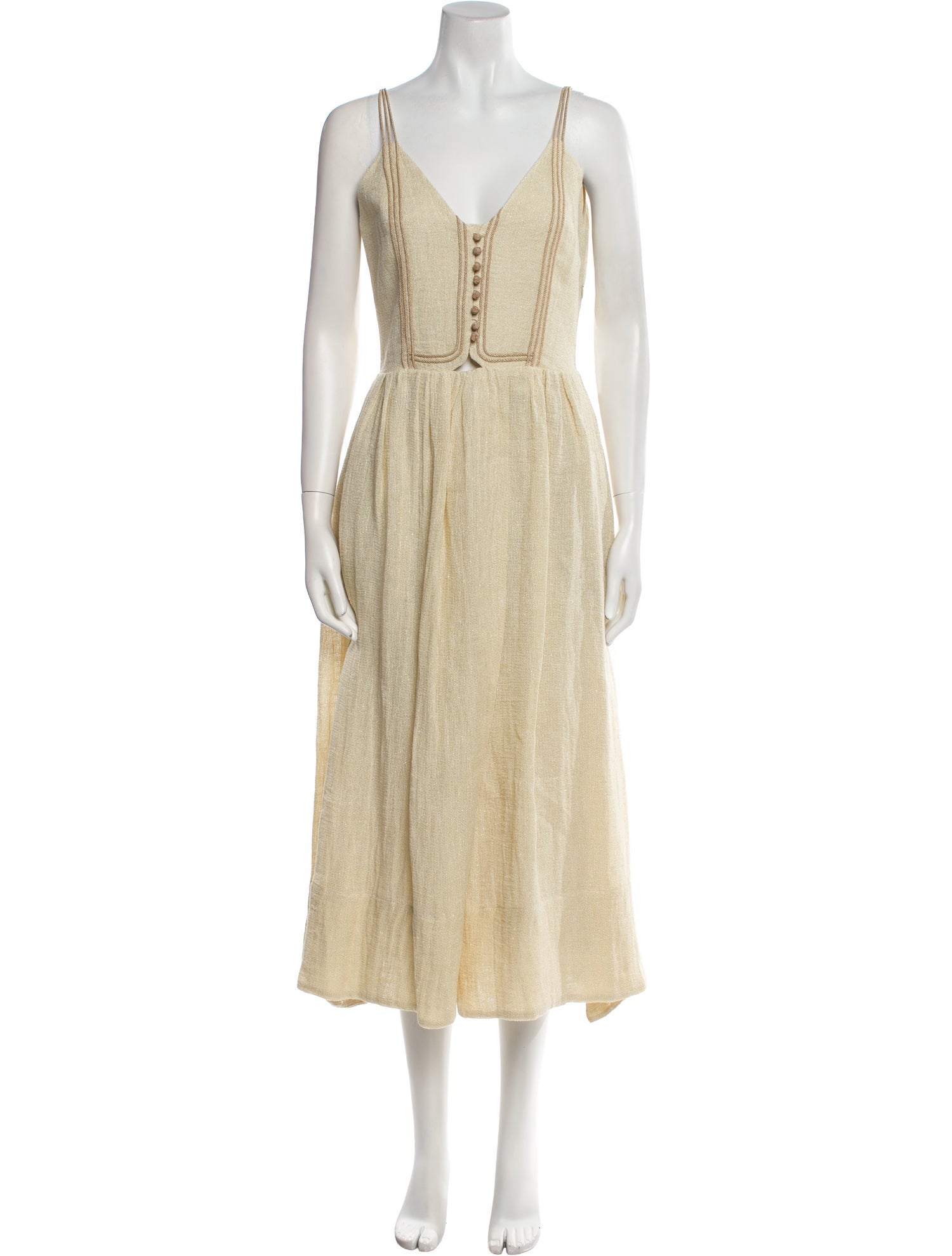 Zeus + Dione Linen Long Dress w/ Tags