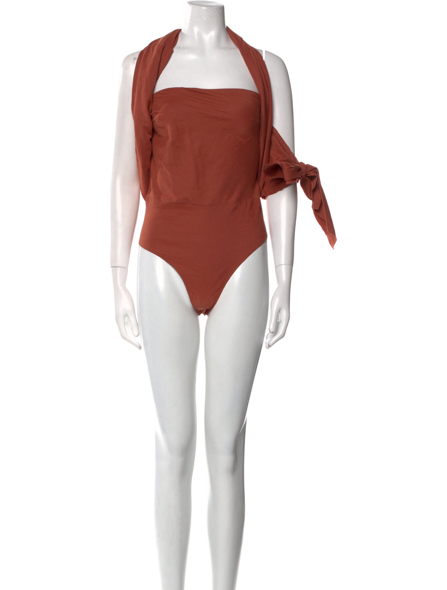 Zeus + Dione Silk Square Neckline Bodysuit