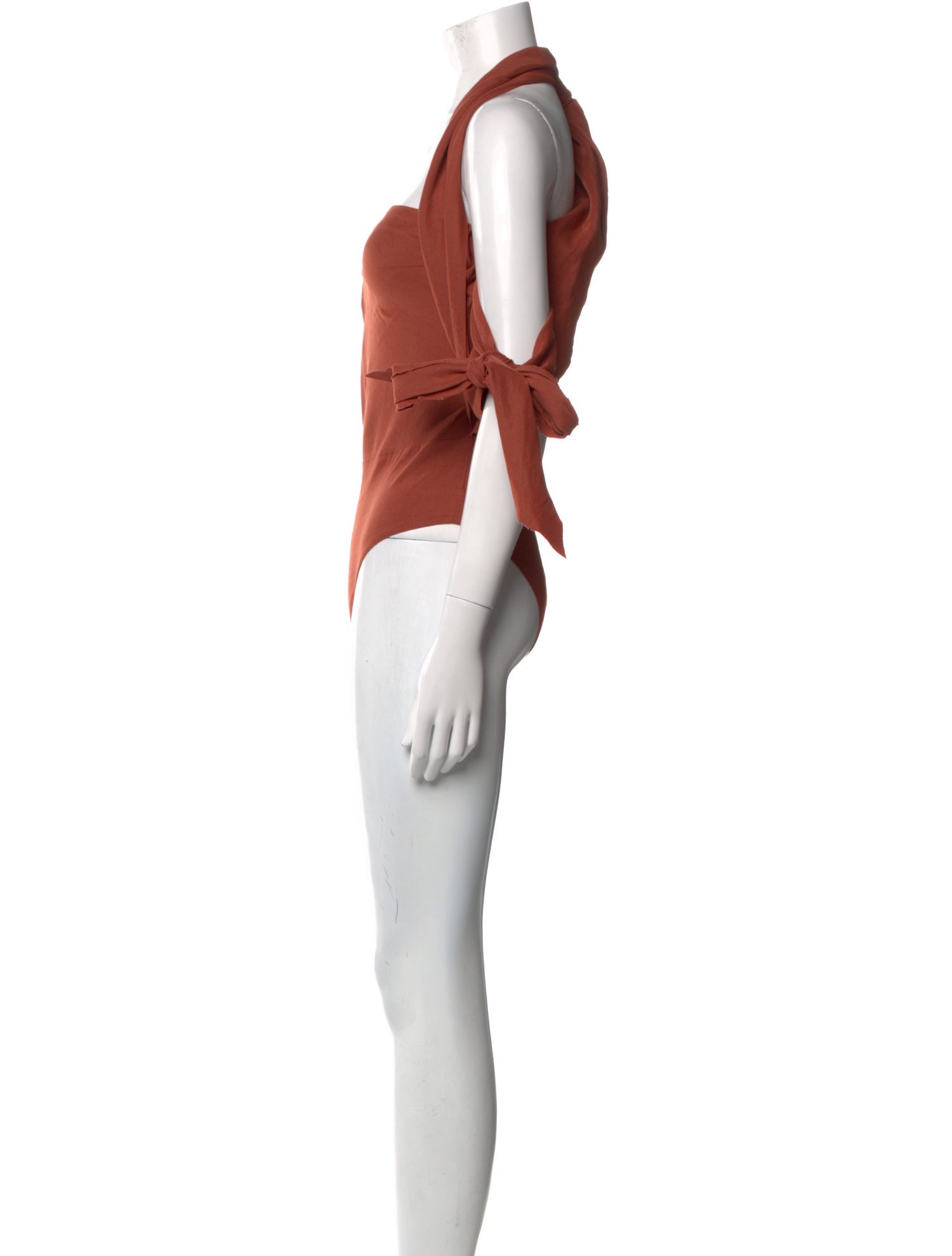 Zeus + Dione Silk Square Neckline Bodysuit