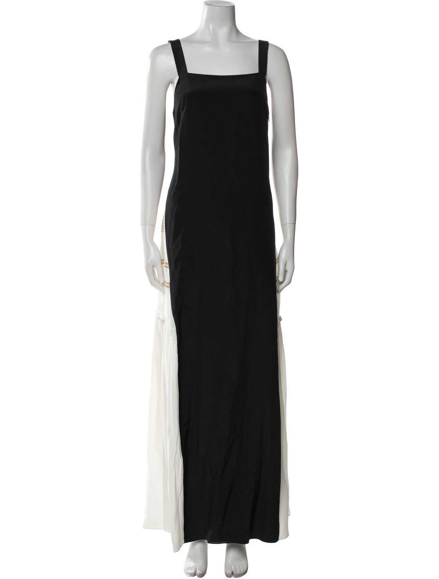 Zeus + Dione Square Neckline Long Dress