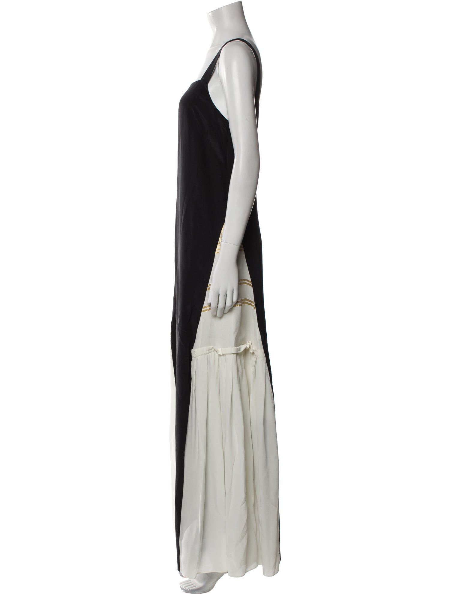 Zeus + Dione Square Neckline Long Dress