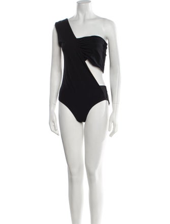 Zeus + Dione swimming bodysuit One-Shoulder Romper