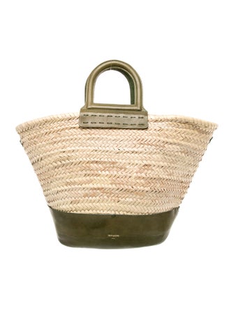 Zeus + Dione Straw Bucket Bag