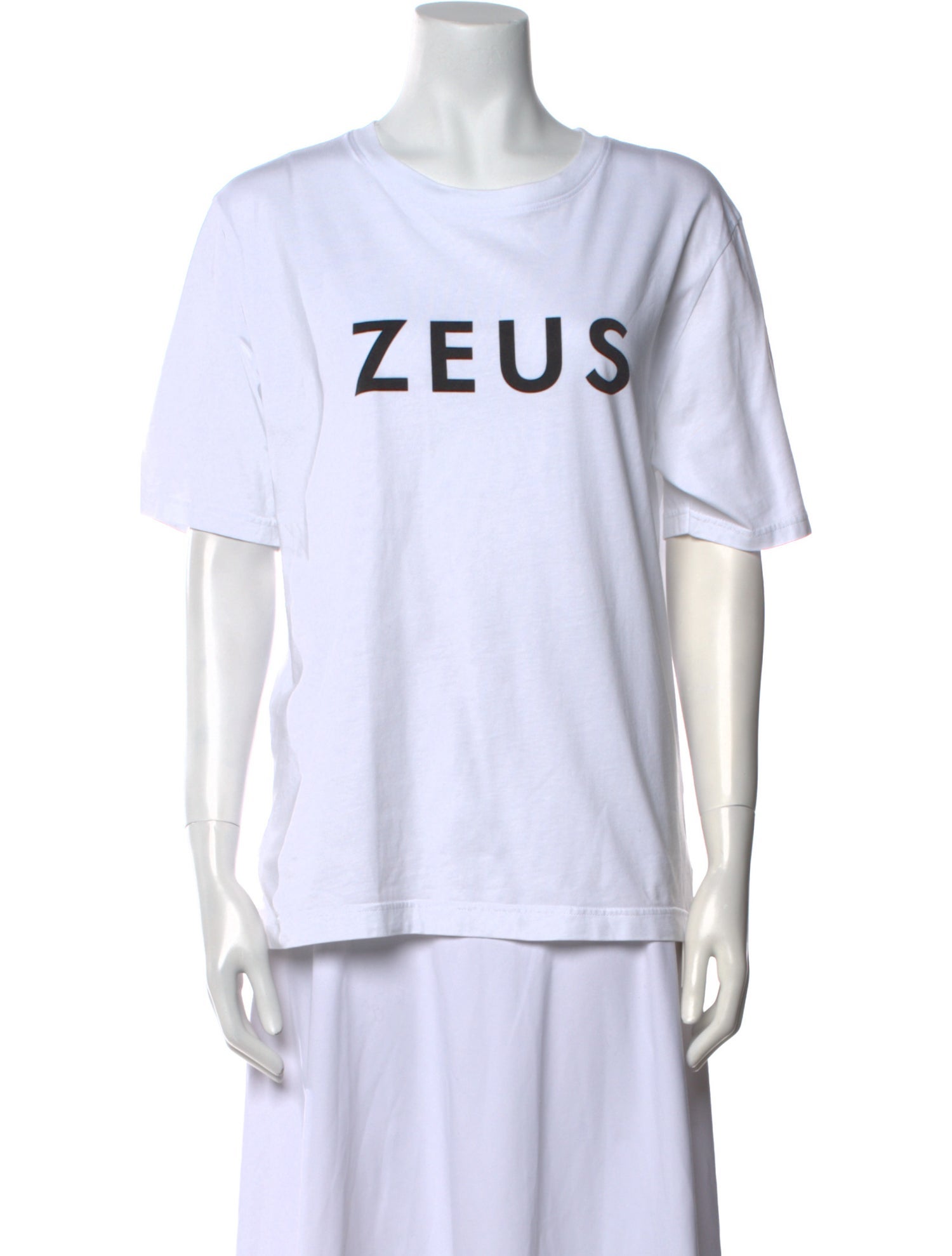 Zeus + Dione Graphic Print Crew Neck T-Shirt