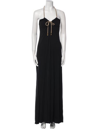 Zeus + Dione Halterneck Long Dress