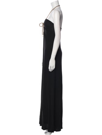 Zeus + Dione Halterneck Long Dress