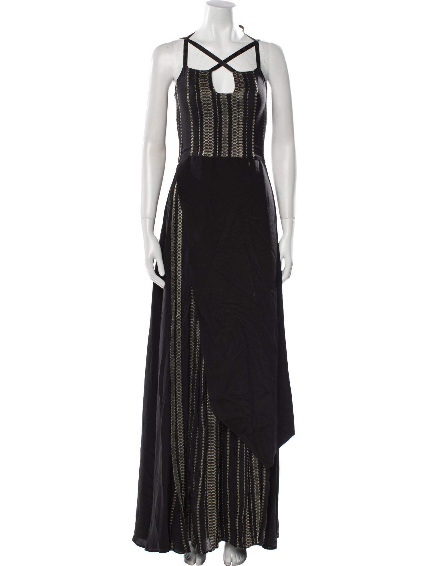 Zeus + Dione Silk Midi Length Dress w/ Tags