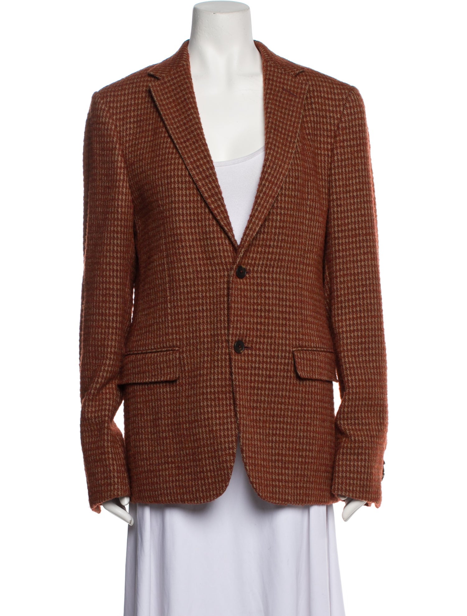 Zegna Wool Printed Blazer