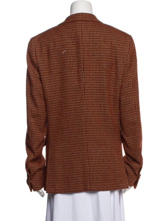 Zegna Wool Printed Blazer