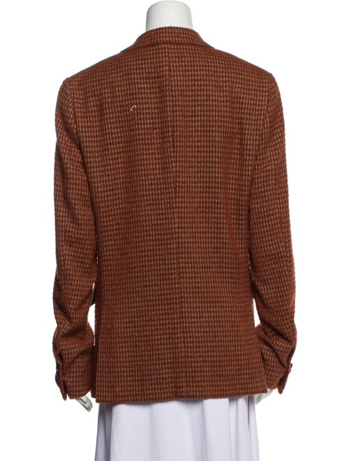 Zegna Wool Printed Blazer