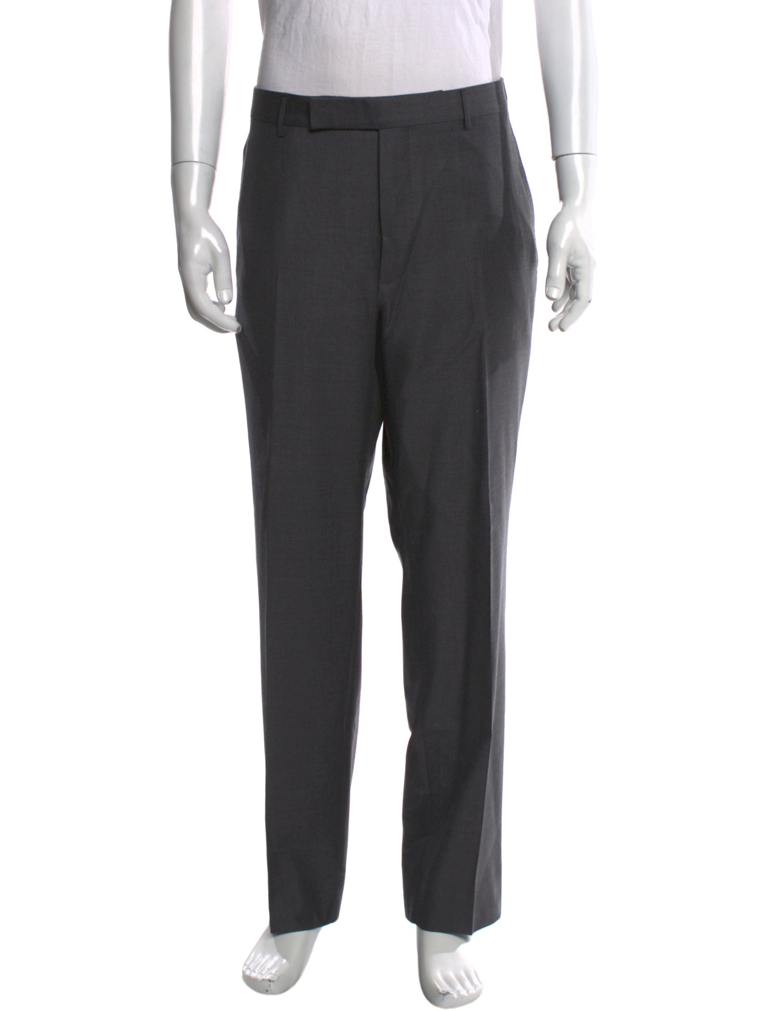 PRADA 00s Virgin Wool Slacks Pants Prada gray wool pants \u2014 JAMES VELORIA