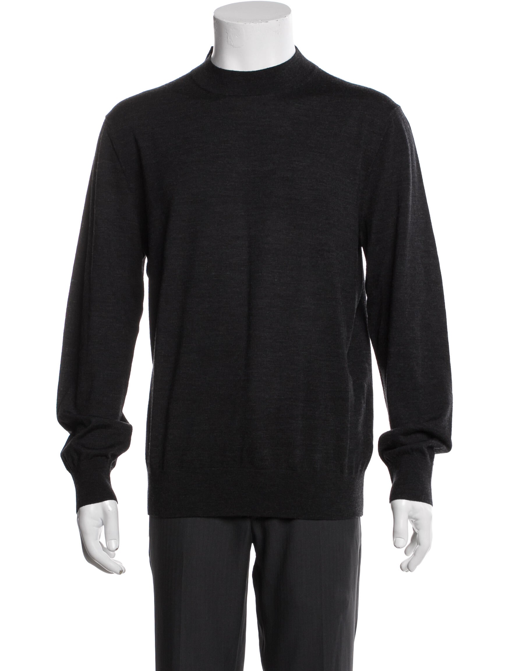 Zegna Wool Mock Neck Pullover