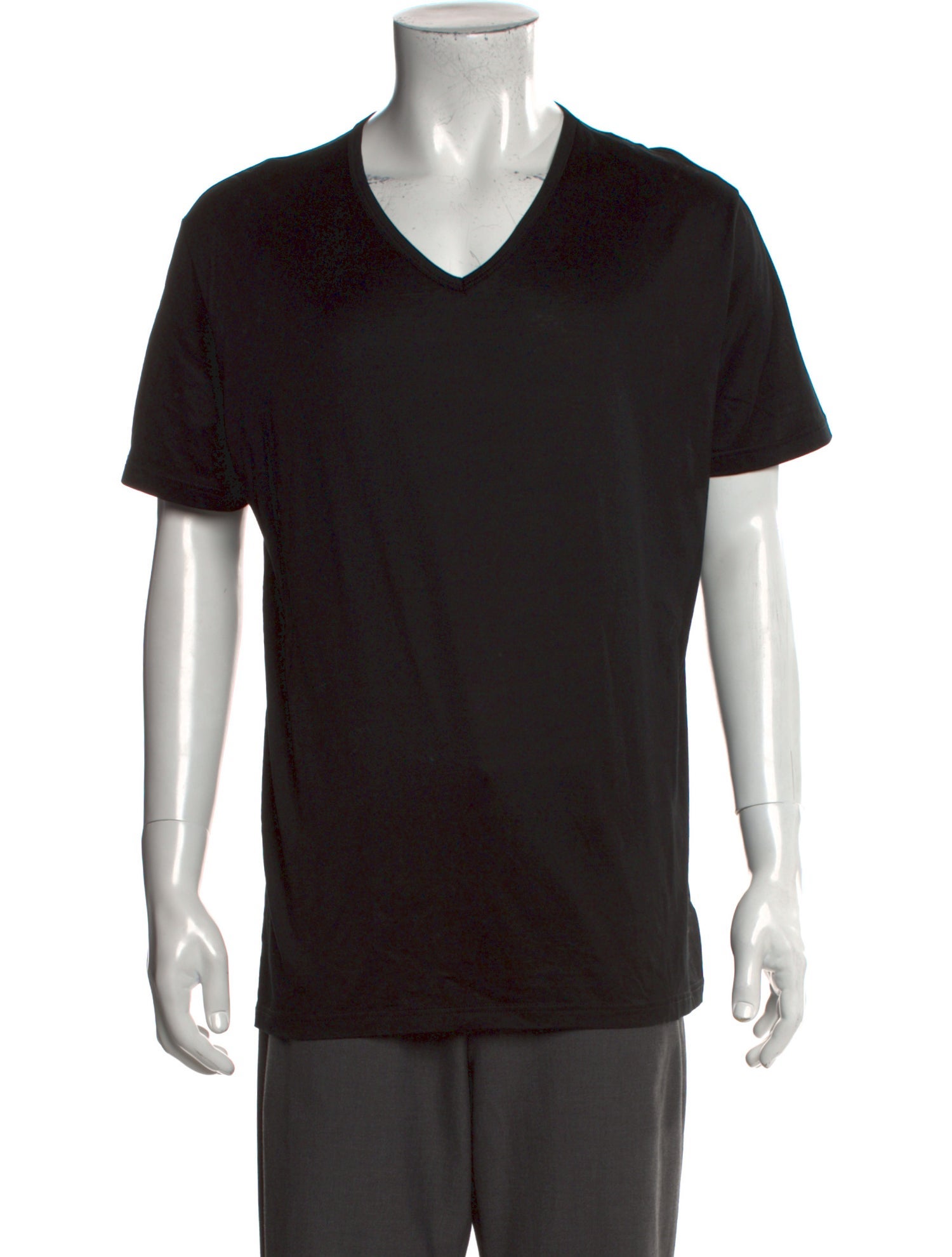 Zegna V-Neck Short Sleeve T-Shirt