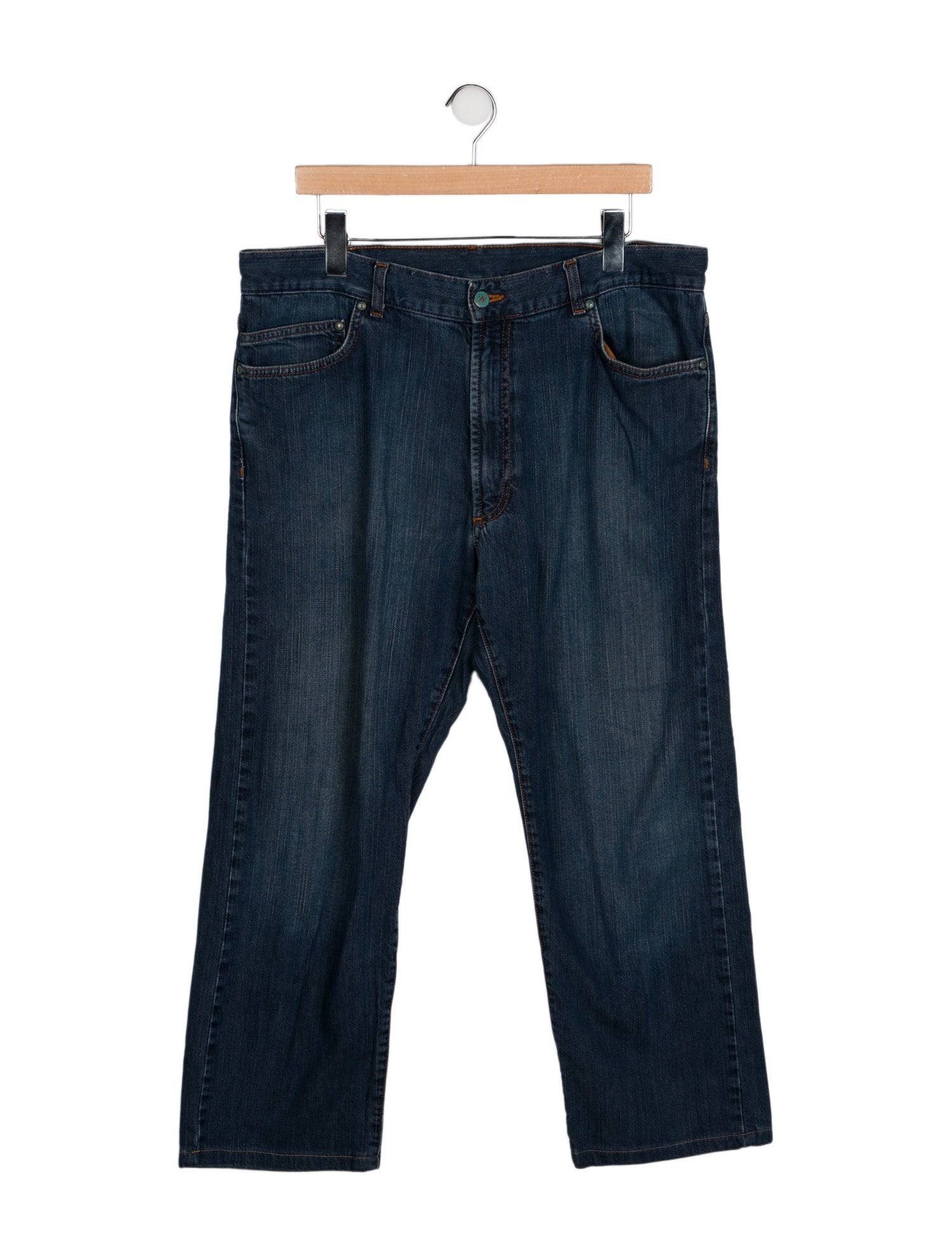 Zegna High-Rise Straight Leg Jeans