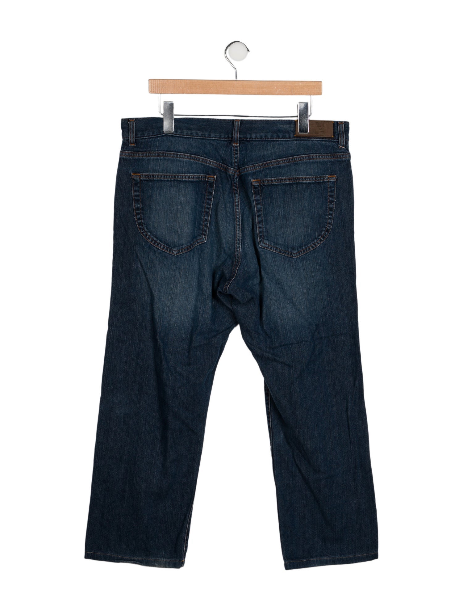 Zegna High-Rise Straight Leg Jeans