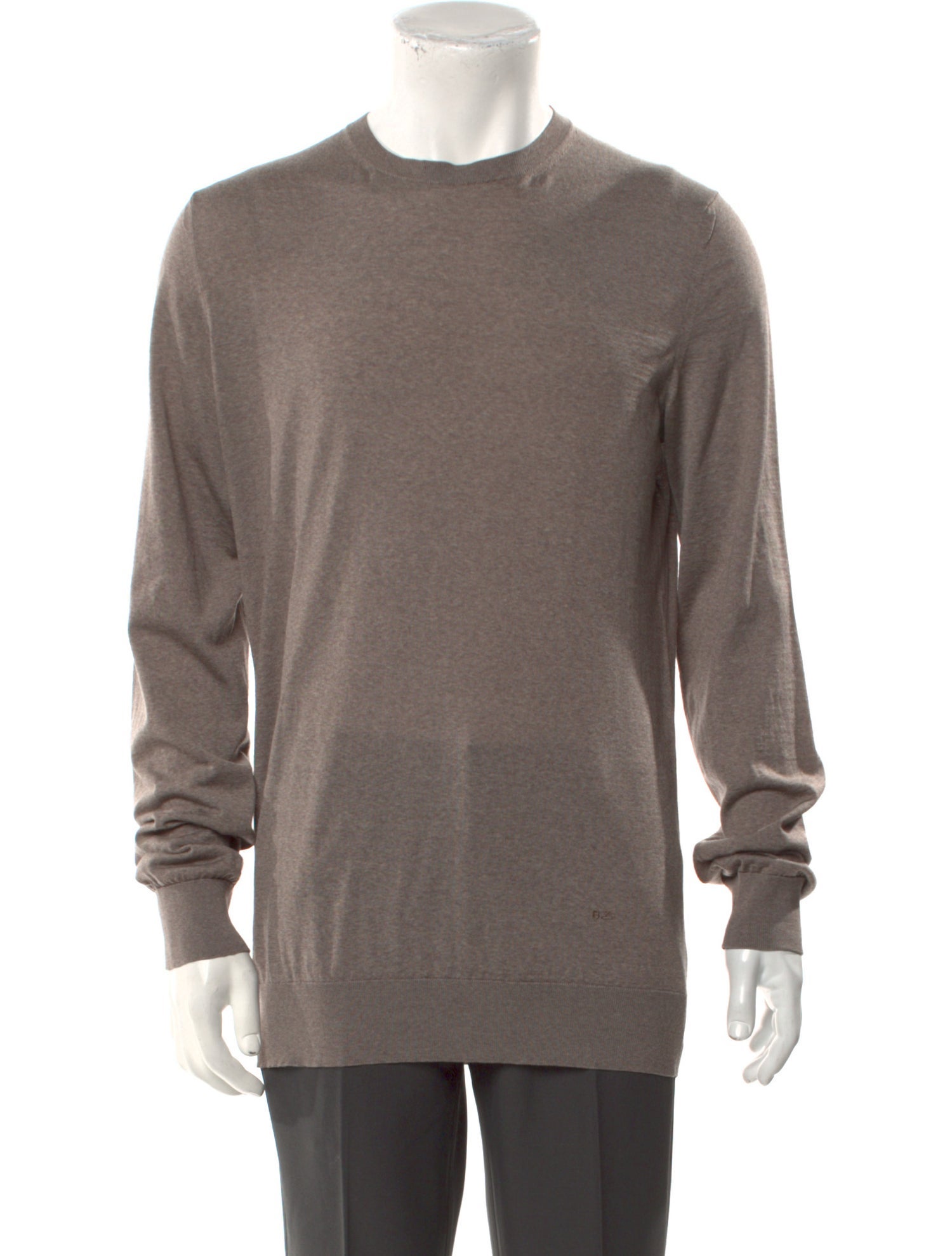 Zegna Crew Neck Long Sleeve Pullover
